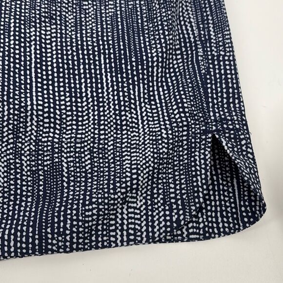 Athleta Womens Size 6 Midtown Skort Batik Print Dark Blue Athleisure Athletic - Picture 5 of 16